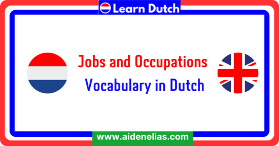 Jobs and Occupations Vocabulary in Dutch
