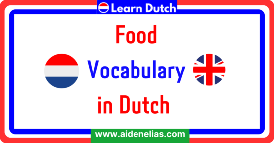 Food Vocabulary in Dutch
